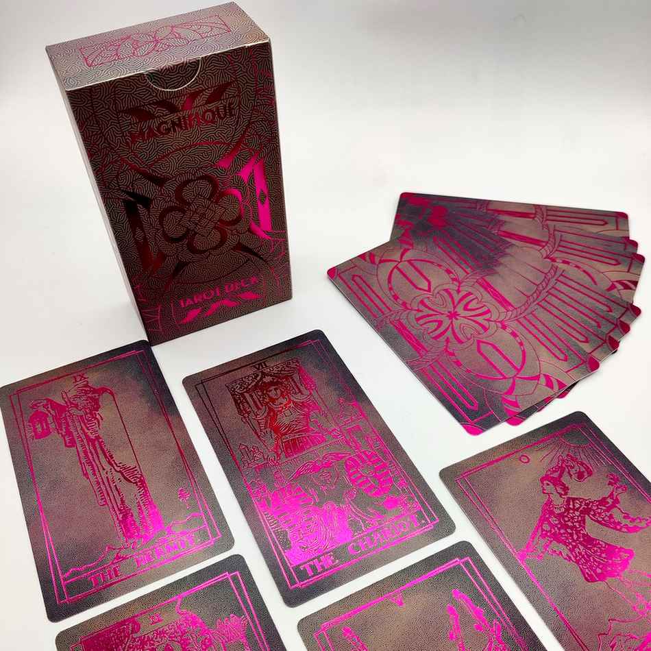 LA MUCI DESIGN - Wholesale Tarot Cards - Magnifique Tarot Deck – Pink Foil Luxe Tarot Card Set8