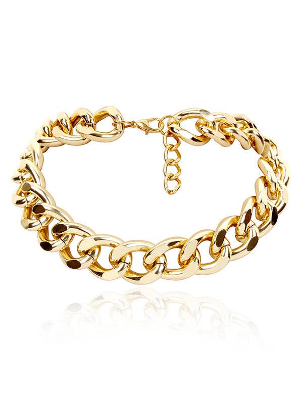 OceanusSwim - Wholesale Link & Chain Necklace - Punk Choker Hip Hop Big Chunky Aluminum Thick Chain Necklace6