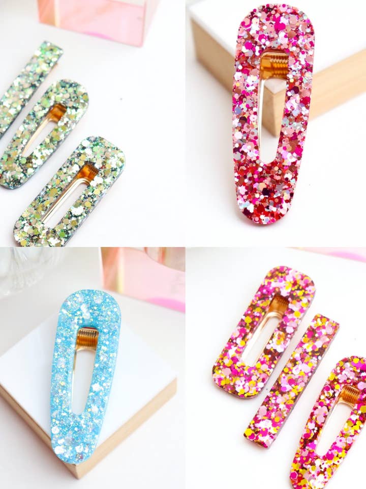 Packung mit 45 Harz-Haarspangen – Bestseller für den Großhandel von CG Home