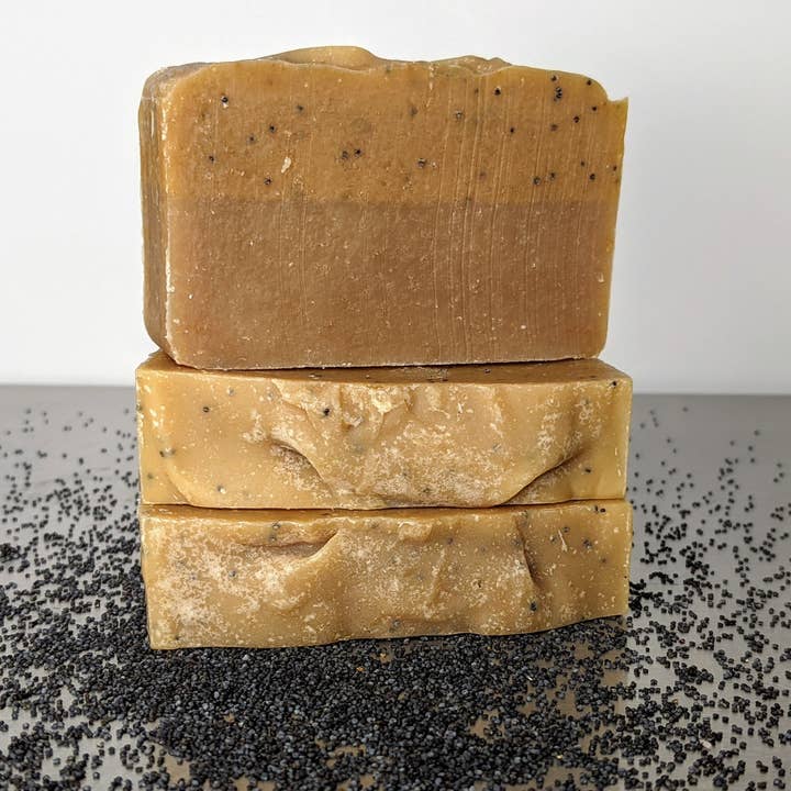 Lemon Poppy Seed | Handmade, Organic Soap for wholesale by Mix Cosmetiques