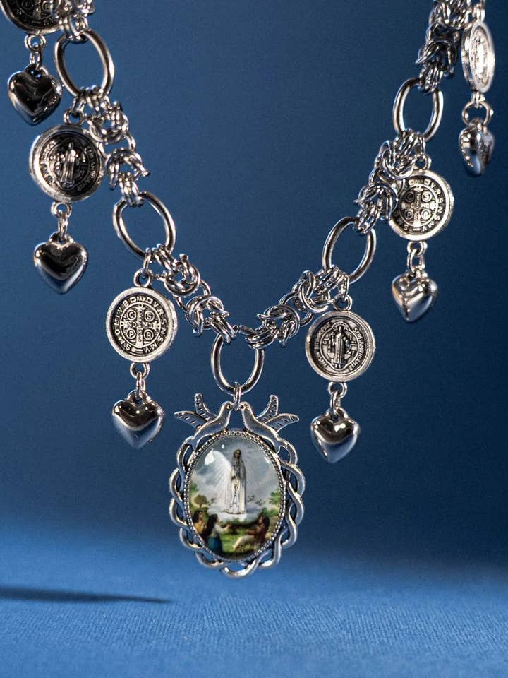 Onze-Lieve-Vrouw van Lourdes Ketting - Religieuze Ketting voor wholesale door PHOEBE´S