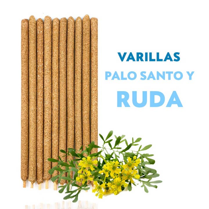 8 Ruda e Palo Santo Varillas - AromaInspired per la vendita all'ingrosso da parte di Ethike.eu