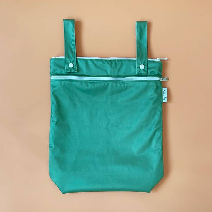 On-The-Go Wet/Dry Bag - Evergreen for wholesale by Just Peachy