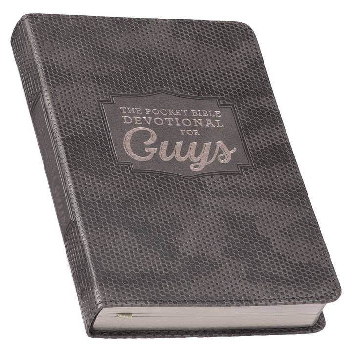 Christian Art Gifts - Vente Religion - Bible de poche dévotionnelle pour hommes en similicuir2