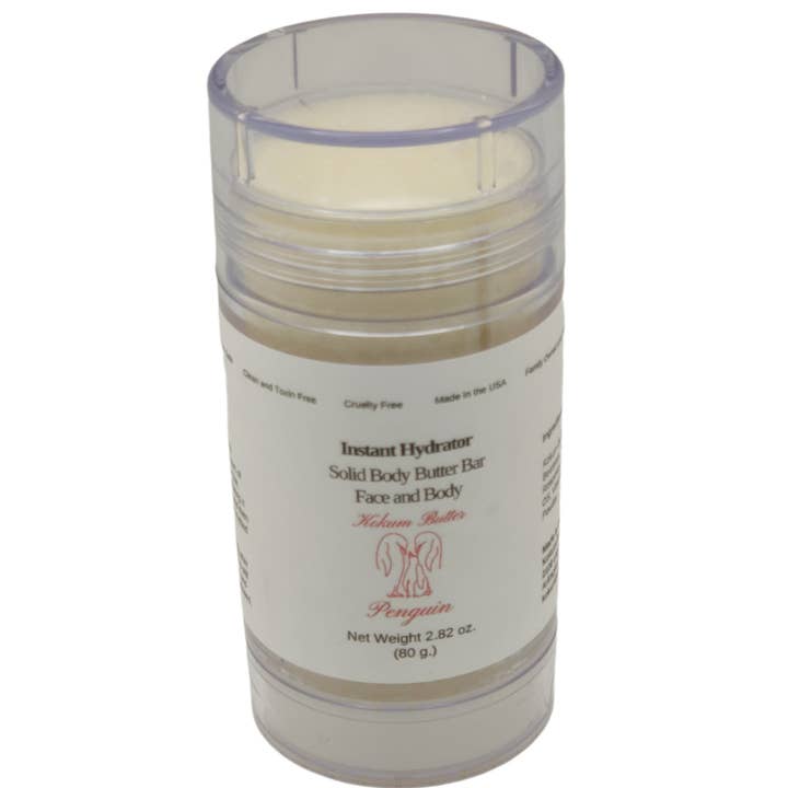 Kokum Butter Penguin - Wholesale Solid Lotion - Instant Hydrator (Lotion Bar) Clear Twist Up Tube1