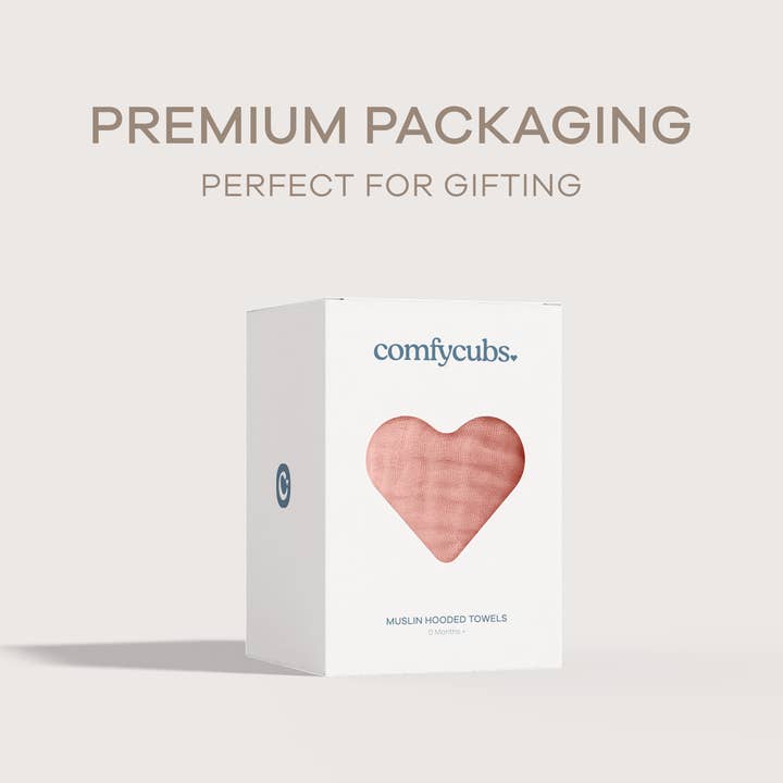 Comfy Cubs - Wholesale Hooded towel – Child & baby - Hooded Baby Towel, 6 Layer 100% Muslin Cotton by Comfy Cubs22