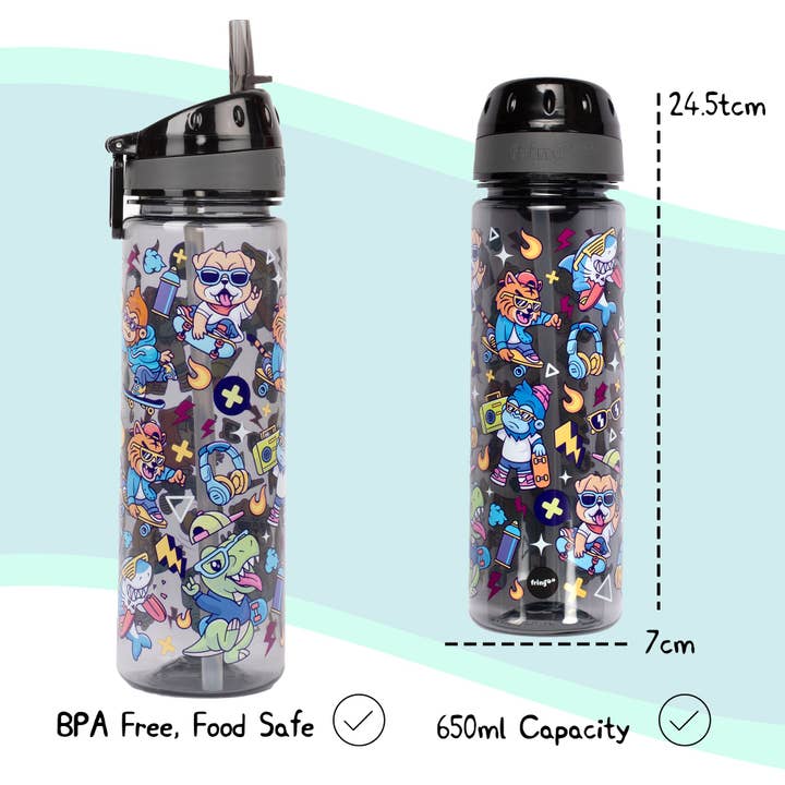 Fringoo Group Ltd - Wholesale Water Bottle - Straw Bottle - Cool Dude7