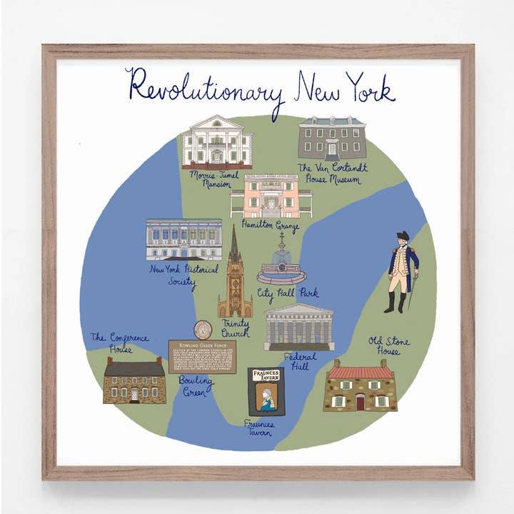 Impressão revolucionária de Nova Iorque por atacado de London Block by Block