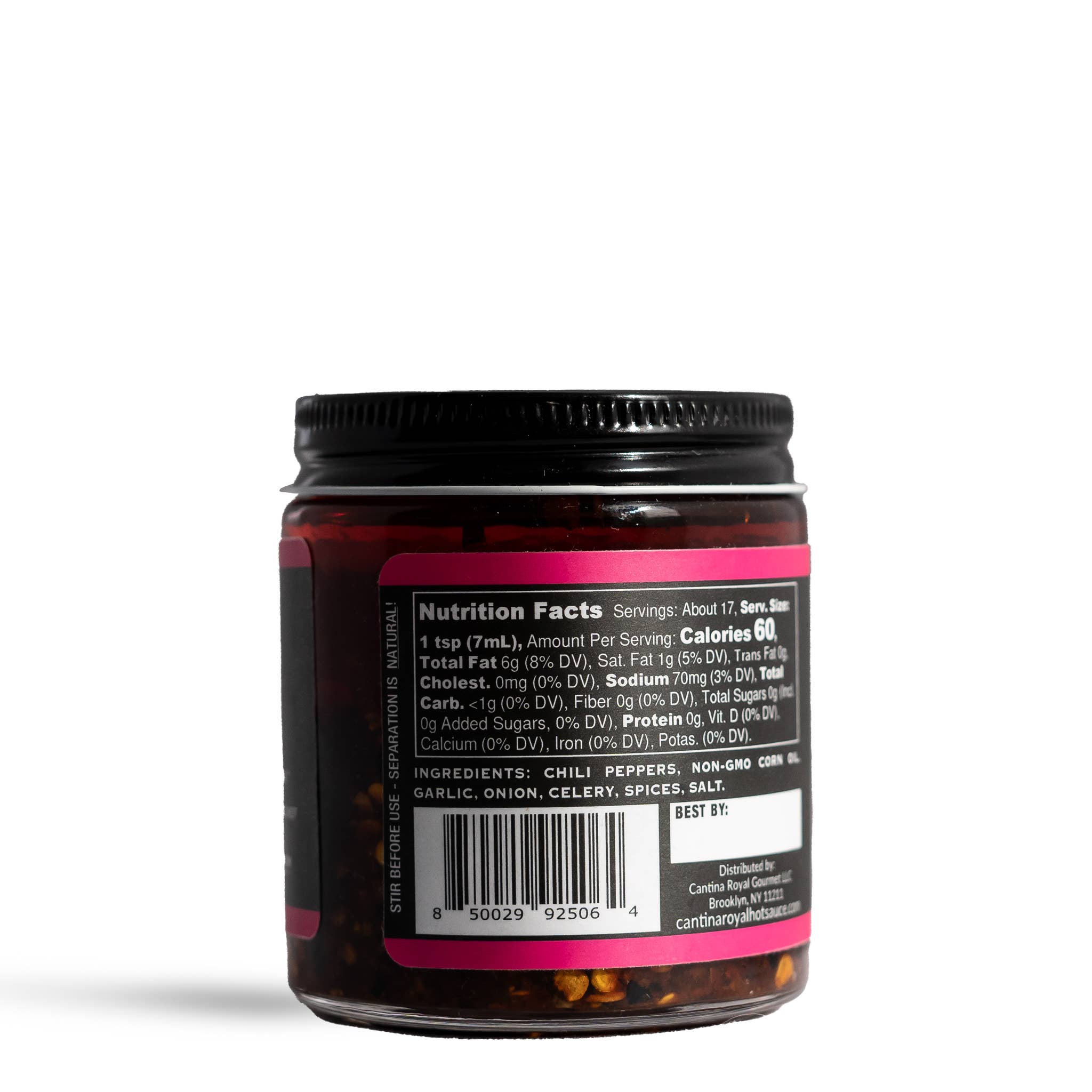 Cantina Royal Hot Sauce - Wholesale Hot Sauce - Tia Piky Lux - Crispy Arbol Chile Oil2