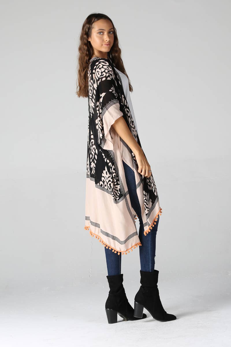 ANGIE - Vendita all'ingrosso Kimono - Donna - X2W48-BR9621