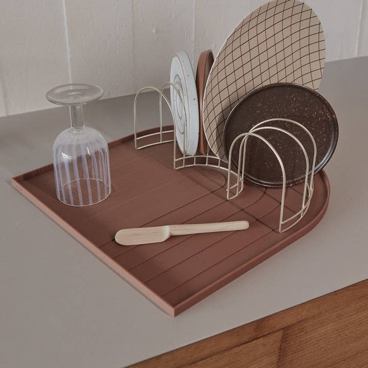 OYOY LIVING DESIGN - Wholesale Dish Drying Mat/Rack - Dish Drainer - Silver3