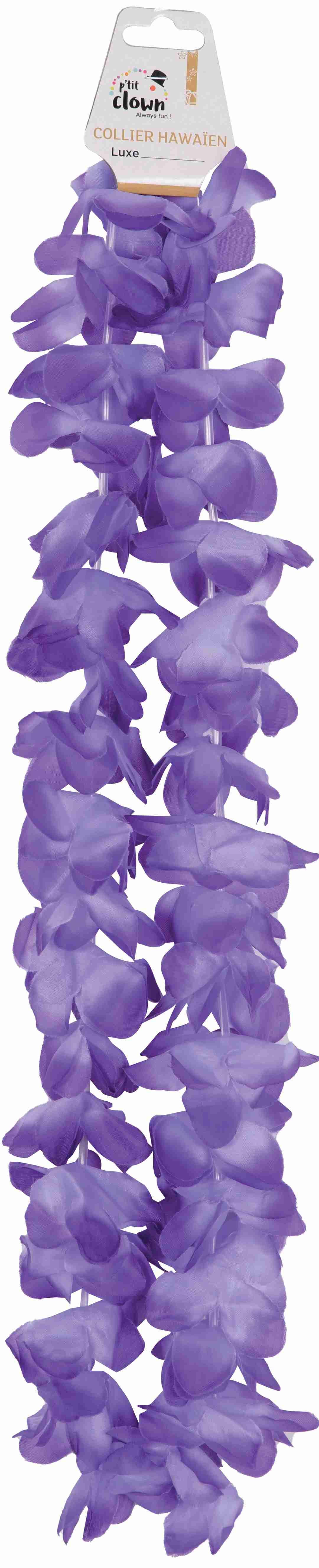 P'tit Clown - Wholesale Costume - Women's - Hawaiian Necklace - Large Flowers - Random Color6