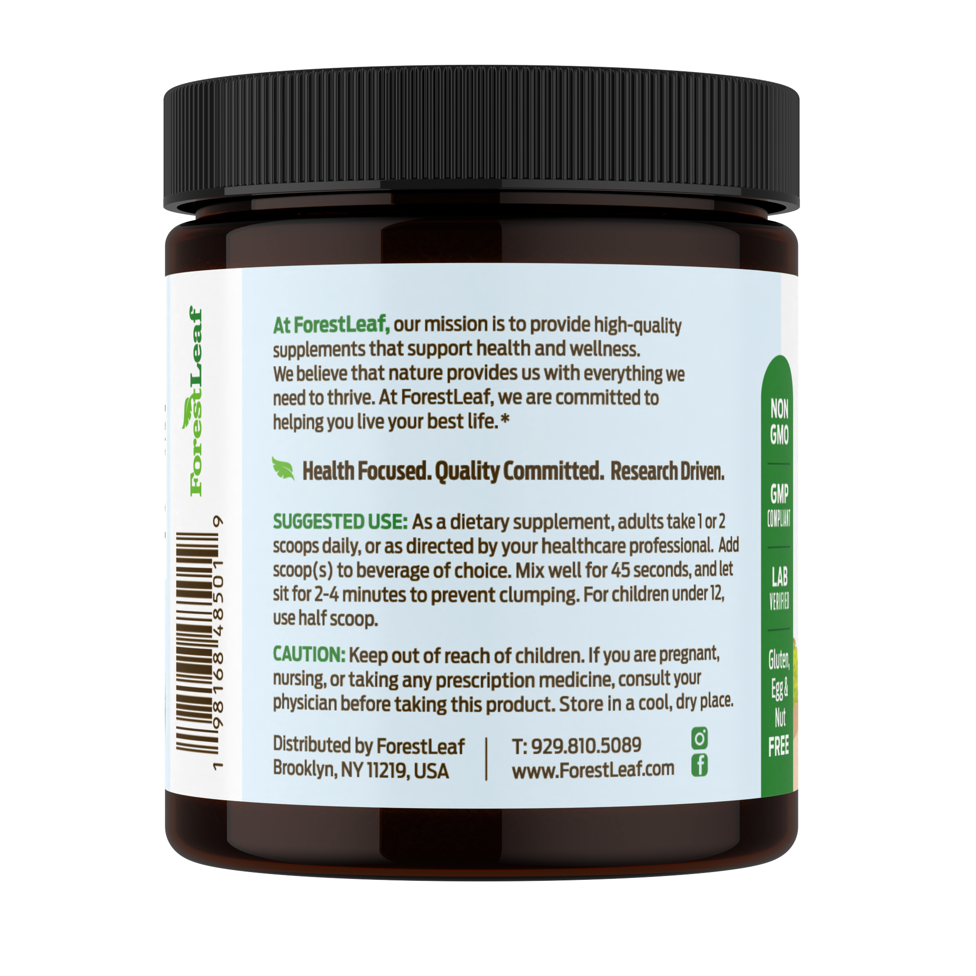 Forest Leaf - Wholesale Oral Supplement/Vitamin - Colostrum 50% IgG2