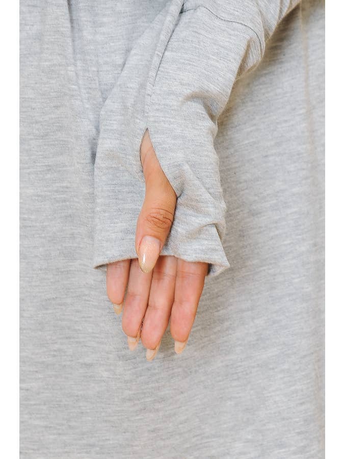 Burgundy Apparel - Wholesale Tunic - Women's - LONG SLEEVE TOP WITH THUMB HOLE14