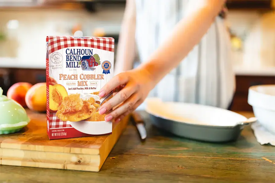 Calhoun Bend Mill - Wholesale Bread Mix - Peach Cobbler Mix - Case1