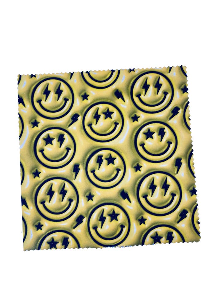 Smiley Microfiber cloth for wholesale by Ginga Textile Designs L.L.C