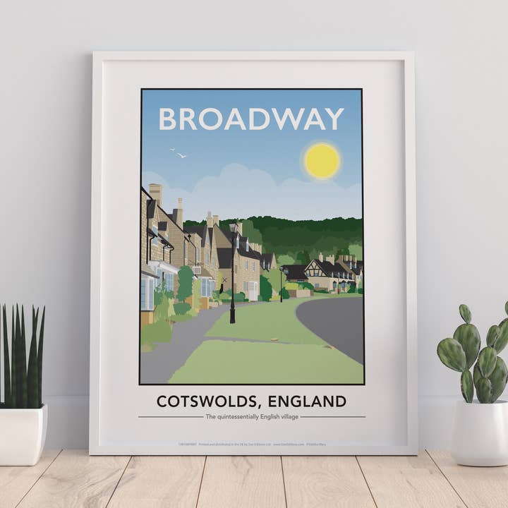 Broadway, Cotswolds dell'artista Tabitha Mary - Stampa artistica per la vendita all'ingrosso da parte di Star Editions
