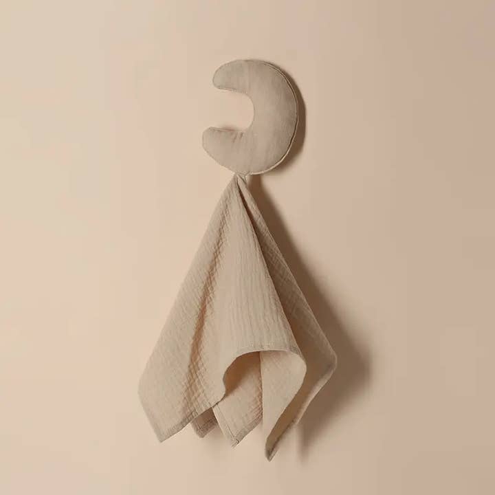 land of petite - Wholesale Security/Cuddle Blanket - Baby - Security Blanket/ Lovey- Moon2