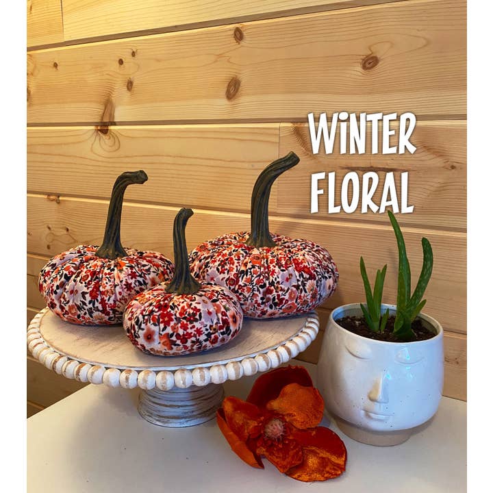 Leanne Bruce Co. - Wholesale Decorative Tabletop Object - Fabric Pumpkin Sets/3 Fall to Summer Home Decor <Limited>10