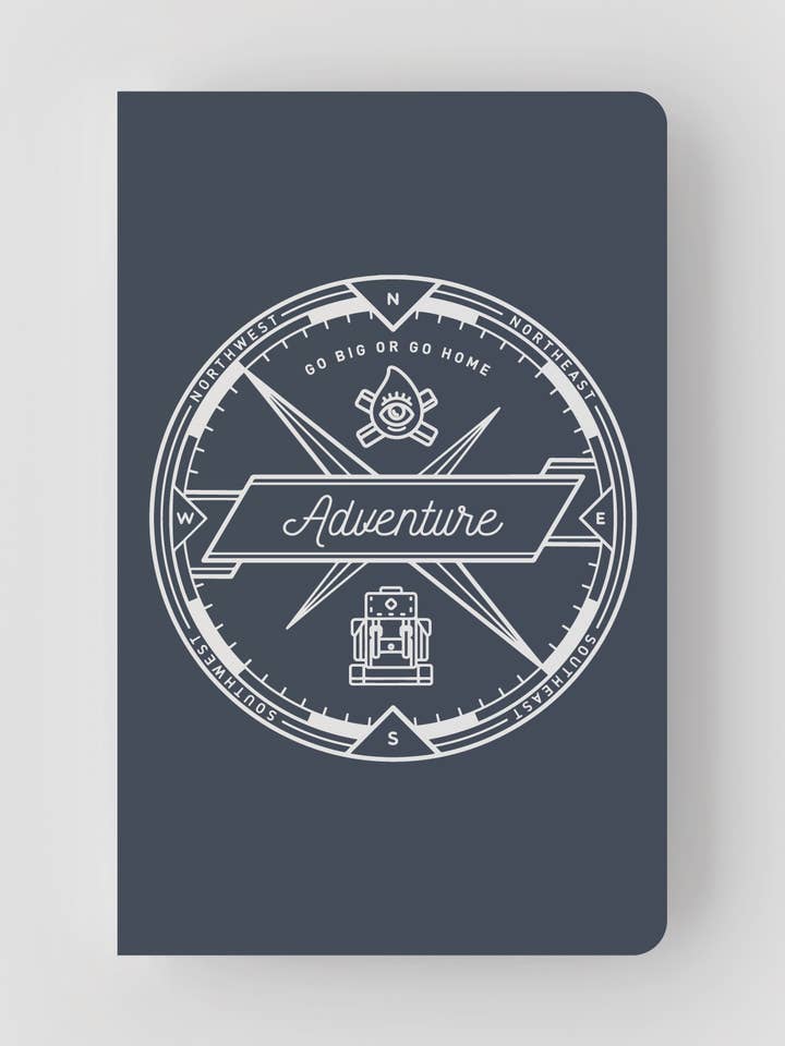 Adventure Mini Foil Notebook for wholesale by Pike Street Press
