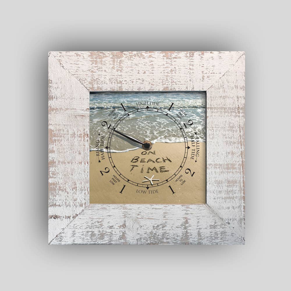 LISART LLC - Wholesale Wall Clock - On Beach Time  Tide Clock0