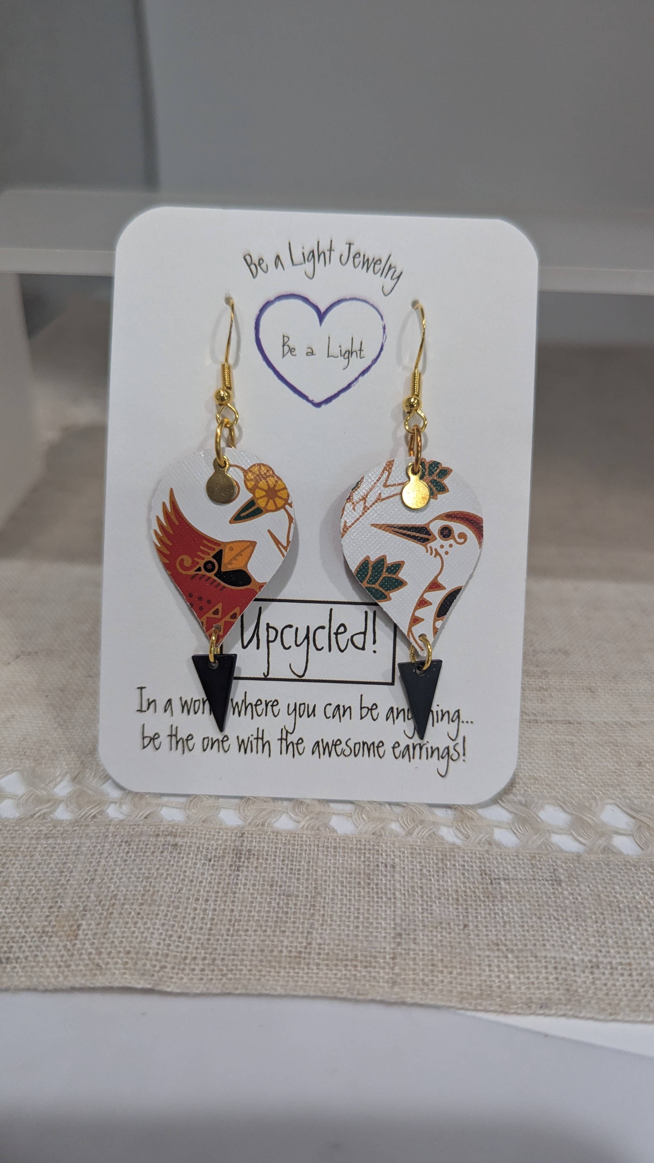 Be a Light Jewelry - Wholesale Dangle Earrings - Bird Art Earrings: Birds of North America, Stylized Art3