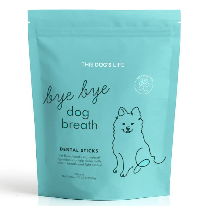 Bye Bye Dog Breath Dental Sticks for wholesale by This Dog's Life