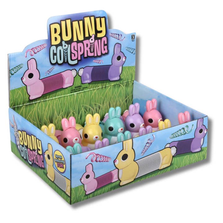 JSBlueRidge Toys - Wholesale Fidget Toy - Kids - Bunny Fidget Spring Kids Toy- Assorted5