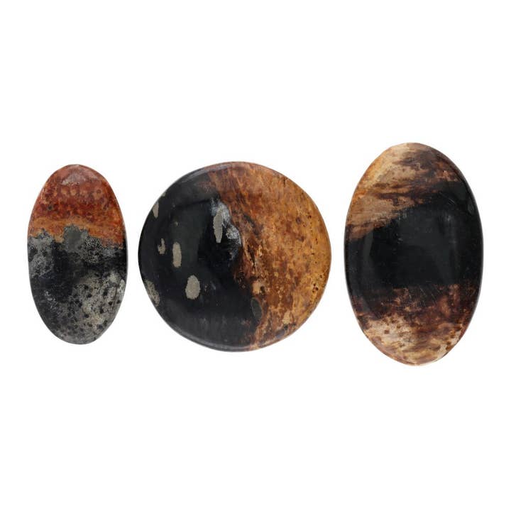 Agate cabochon with plum root (30 g pack) for wholesale by Vives de la Cortada S.L