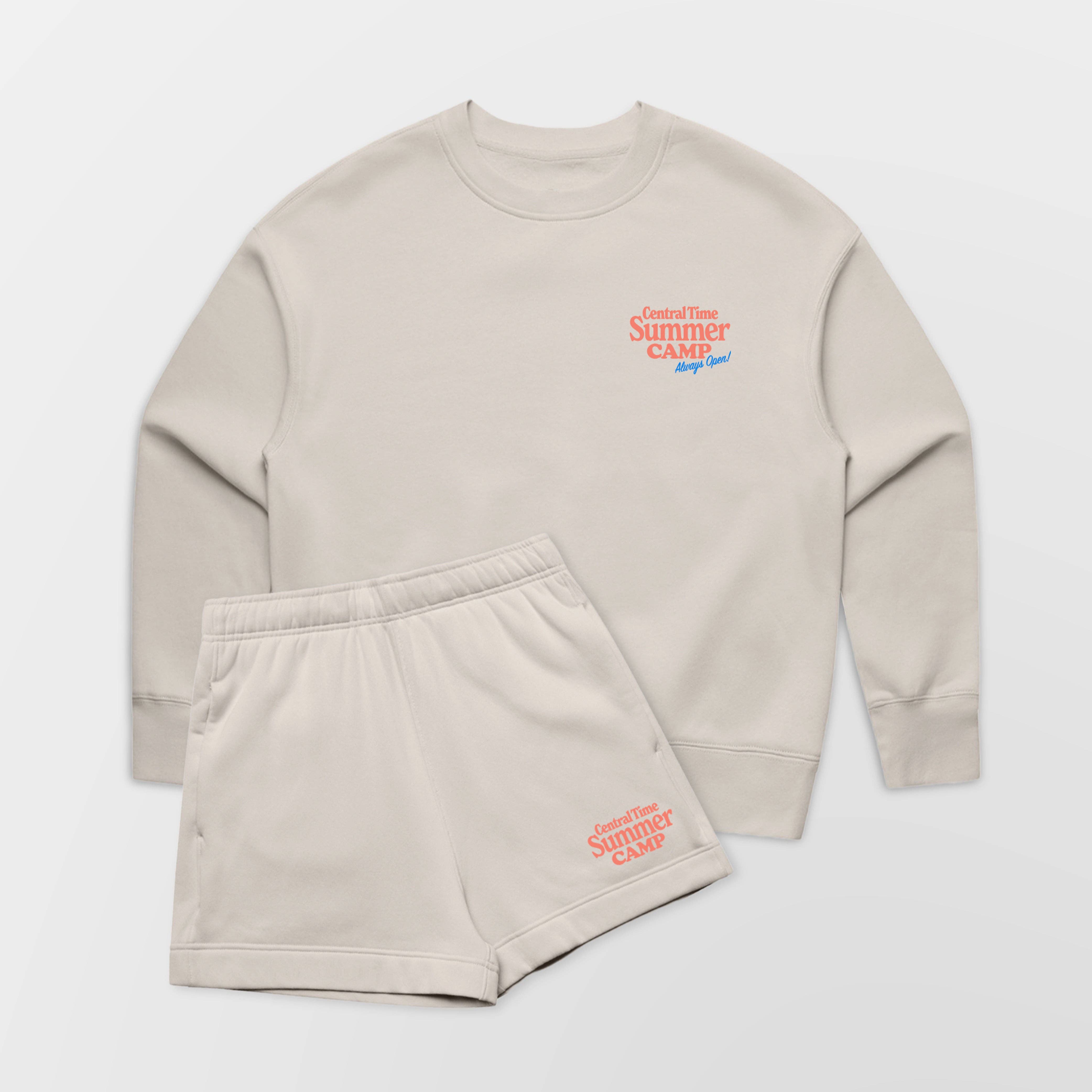 Giltee - Wholesale Graphic Sweatshirt - Women's - Central Time Summer Camp Women's Crew1