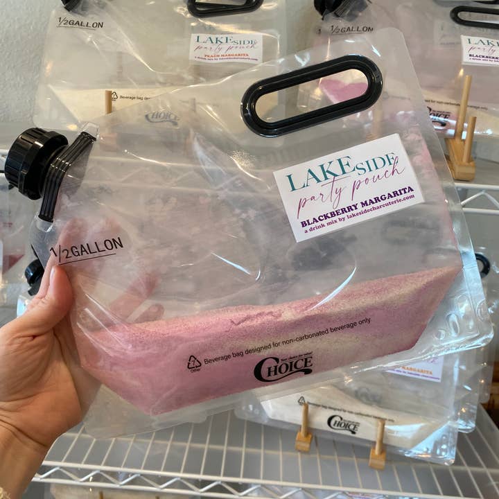 Blackberry Margarita Cocktail Party Pouch Mix - 1/2 Gallon for wholesale by Lakeside Market