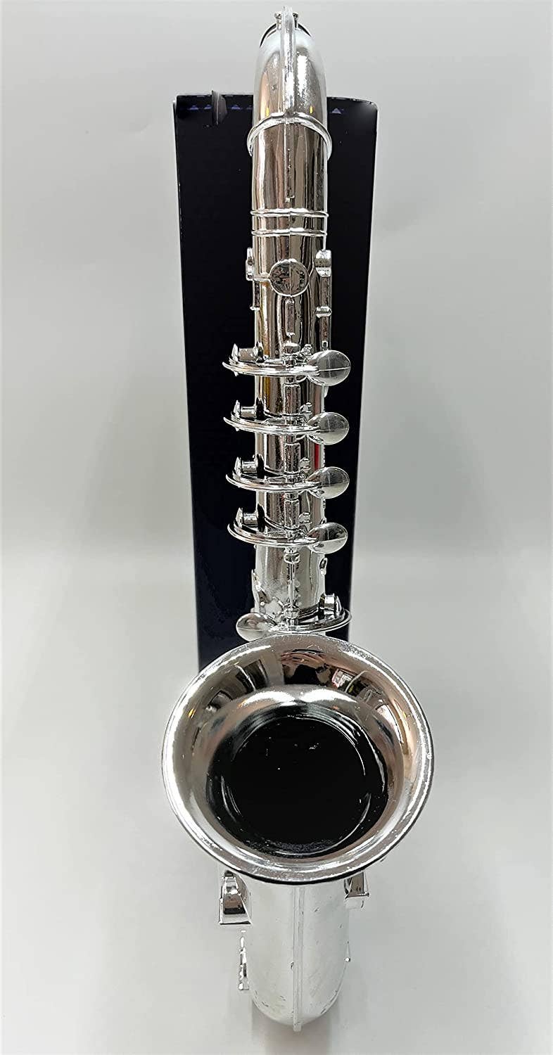 KsmToys – Brinquedo musical - Crianças e bebés por atacado – Conjunto de instrumentos musicais infantis: trompete, saxofone e clarinete com caixa marrom4