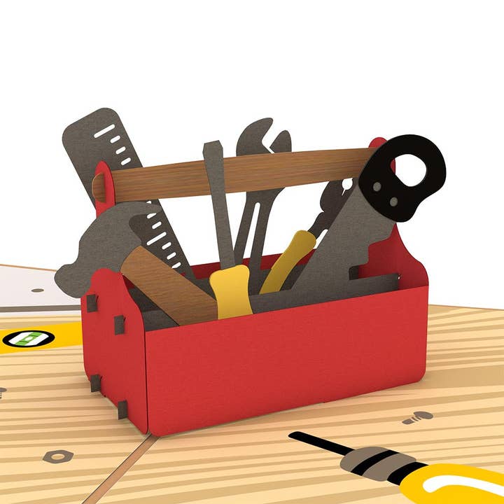 Toolbox Card, Pop-Up Cards 5x7" (-62%) for wholesale by Lovepop Cards