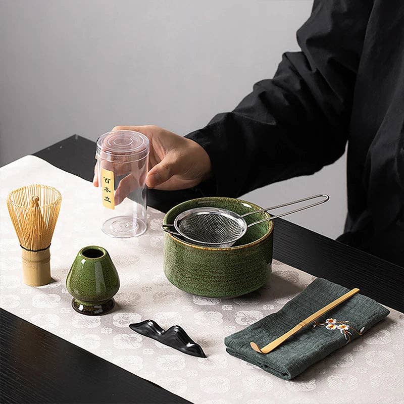 BlakOutlet - Wholesale Tea Set - 4/6/7PCS Japanese Matcha Blender Set51