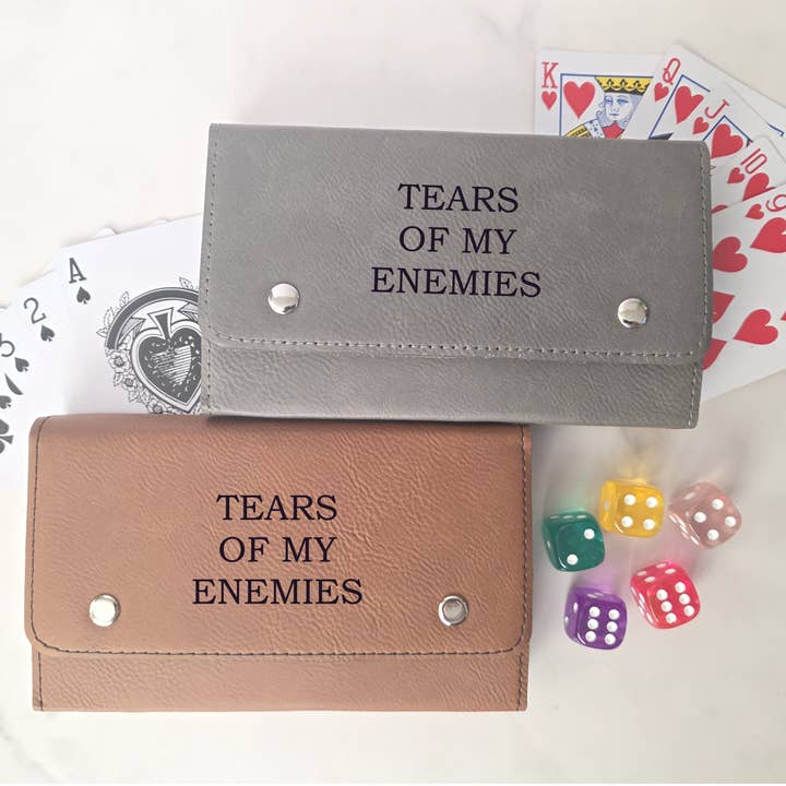 Playing Card Gift Set- Tears of my Enemies for wholesale by Beckman Design
