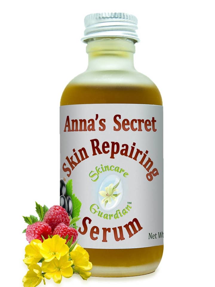 Anna's Secret Skin Repair Serum 2 Oz with Botanical Lipid Oils for nourishing sun and environmentally stressed skin for wholesale by Creation Farm Inc