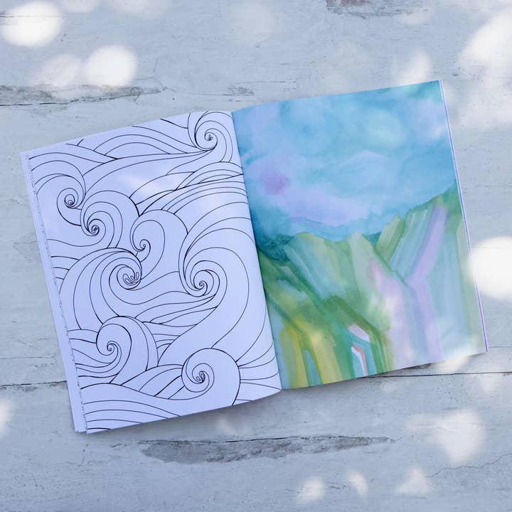 Lauren Roth Art - Wholesale Coloring & Activity Book - Adult - Coloring JOY Reverse Coloring Book1