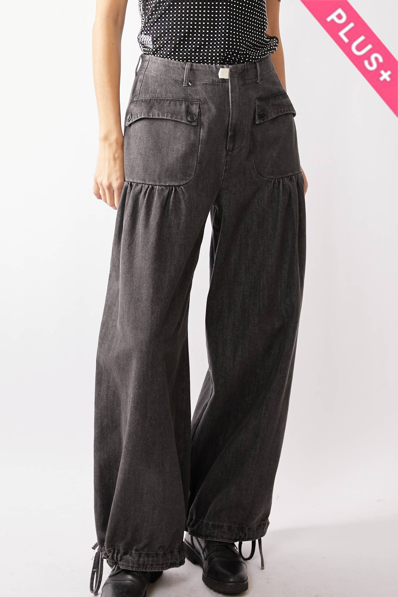 Davi & Dani - Venta al por mayor Pantalones - Mujer - ADEMÁS DE PANTALONES DE MEZCLILLA AJUSTABLES CON ABERTURA ANCHA7