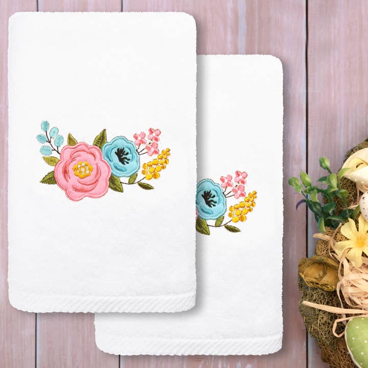 Khalpera – wholesale Hand towel – Printemps Embroidered Towel