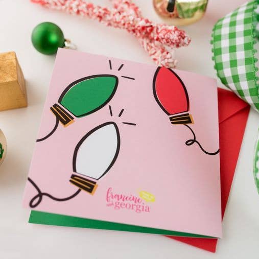 Francine and Georgia - Wholesale Christmas Card - Very Merry and Really Bright Greeting Card4