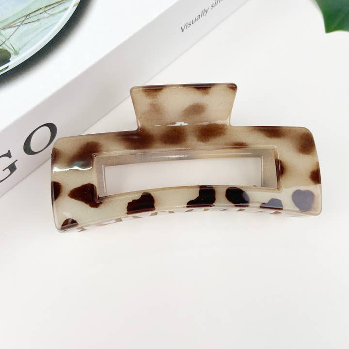 mildstyles - Wholesale Hair Clip - Women's - Leopard Print Hair Claw Clip2