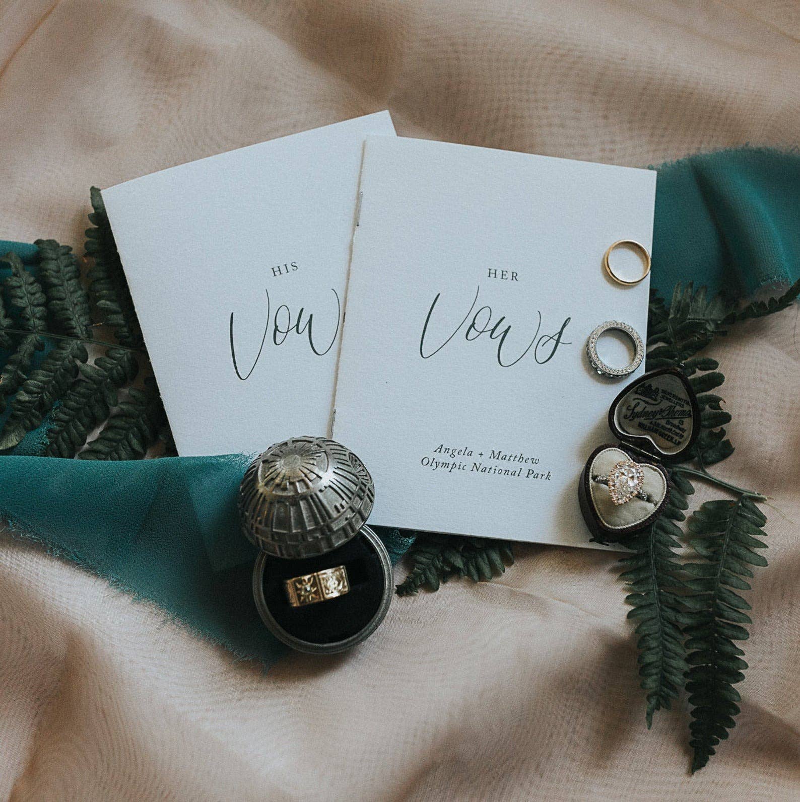 Sablewood Paper Company - Wholesale Journal/Diary - Couple Vow Books – Set of 2 (Wedding)4