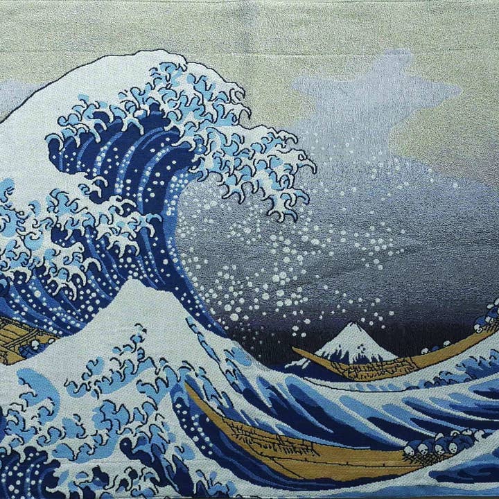 WH-JP-GWK | HOKUSAI GREAT WAVE OFF KANAGAWA TAPESTRY WALL HANGING for wholesale by SignareArt