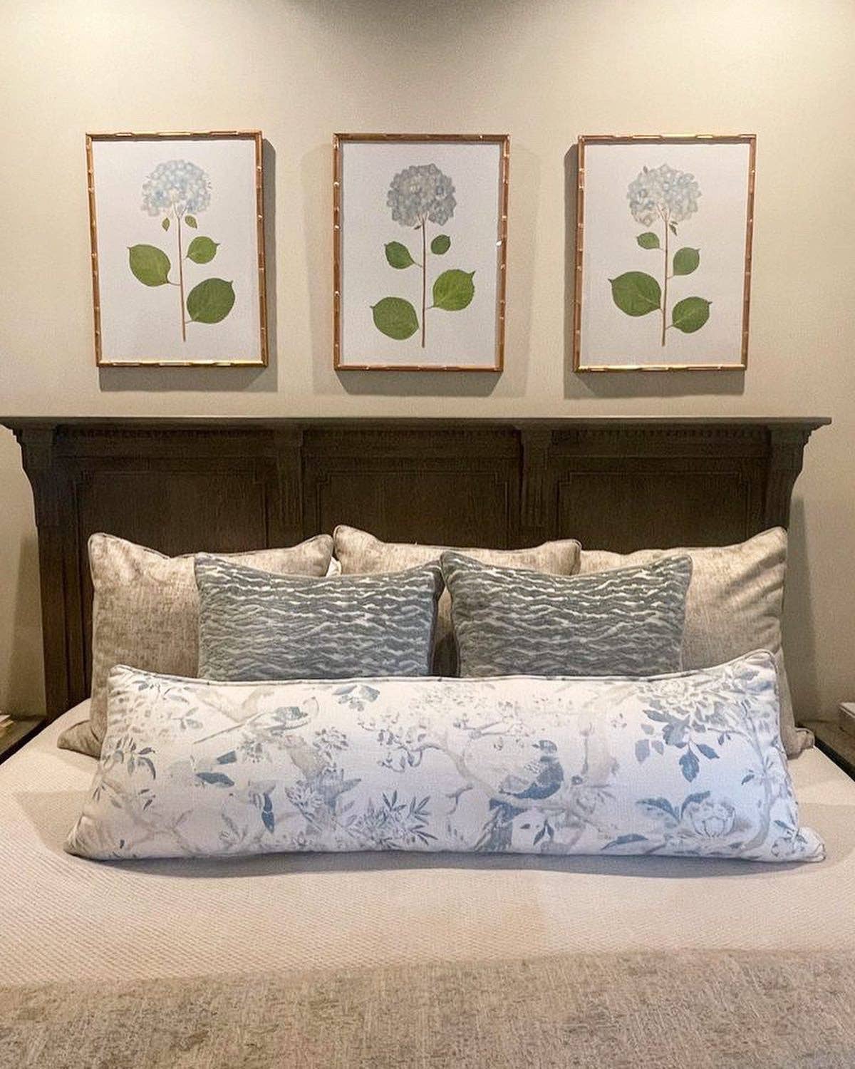 MK Decker Designs - Wholesale Gallery Wall Set - "Blue Hydrangea"12