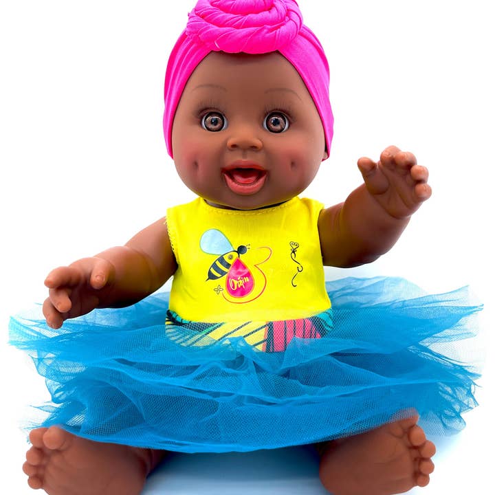 Orijin Bees - Wholesale Doll - Kids - Melanin Joy Bee Black Baby Doll