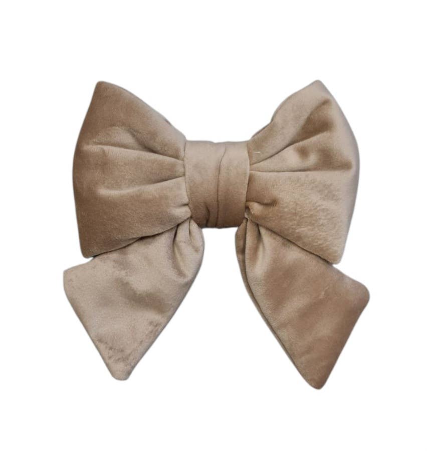 Lunaria Lab - Vendita all'ingrosso Decorazione natalizia - Fiocco Natalizio imbottito in Velluto, 14x15cm9