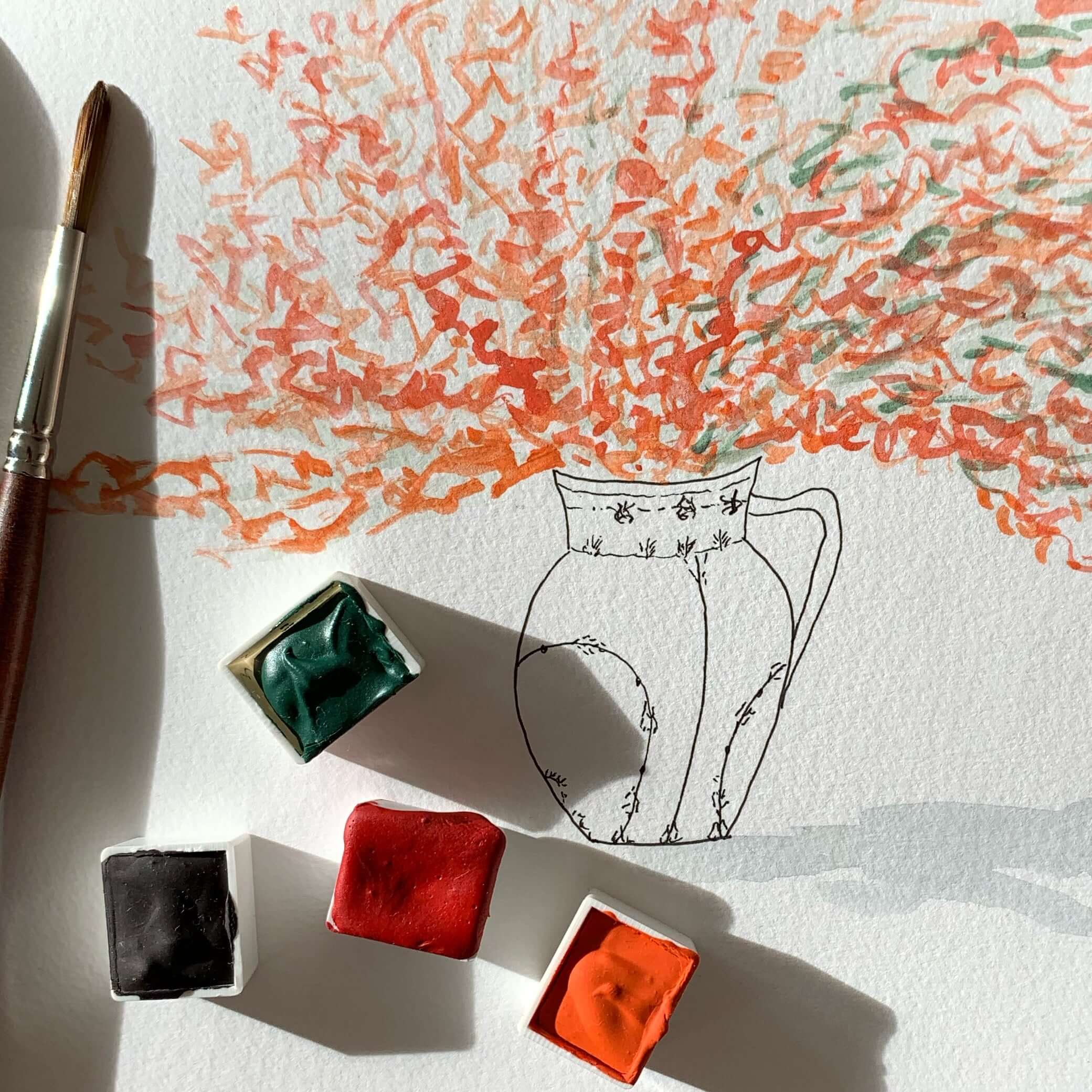 LA NOUVELLE VAGUE COULEURS - Wholesale Watercolor Paint - Handmade watercolor - Gris Rocher3