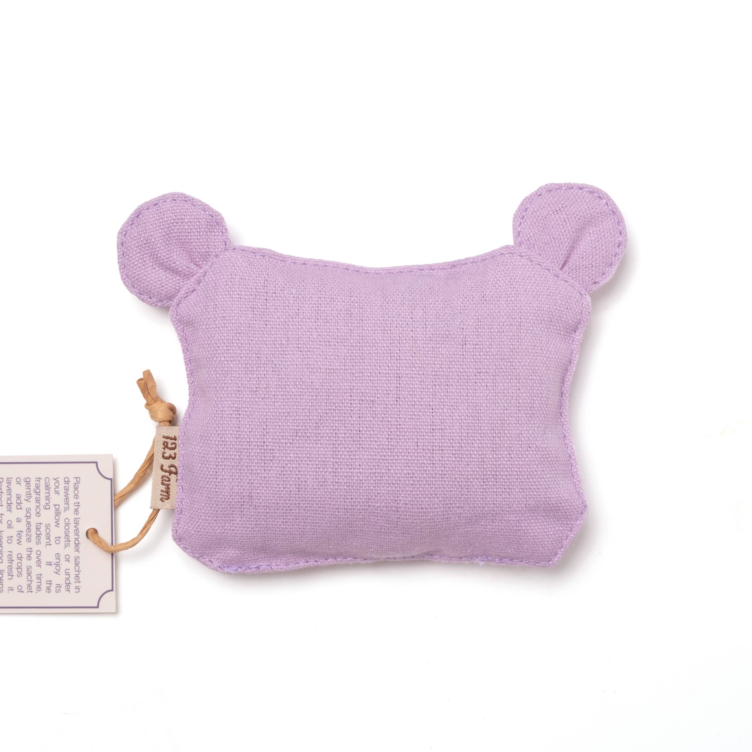 123 Farm - Wholesale Sachet - Lavender Bear Sachet – Scented Sachet, 2 Colors, 3.75"x 3"2