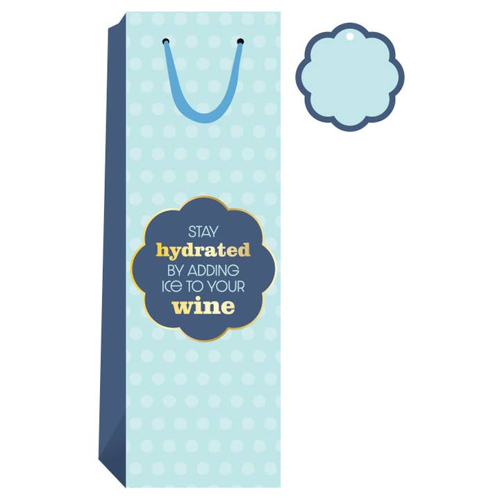 Stay Hydrated Wine Bags for wholesale by Drinks on Me