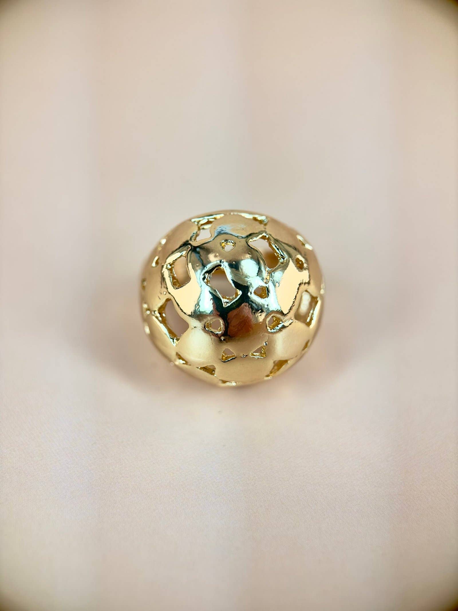 D Bijoux - Wholesale Multi-Finger Ring - Patterned Ball Ring1